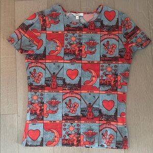 Miaou mesh tee size small